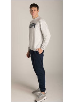 ELASTIC WAIST PLAIN SWEATPANT