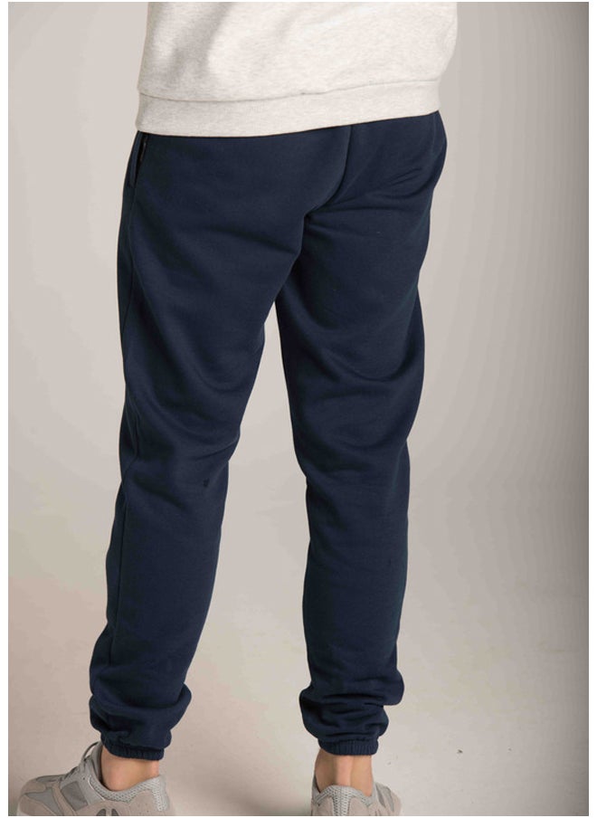 Marco Bergamo - ELASTIC WAIST PLAIN SWEATPANT - Image 1