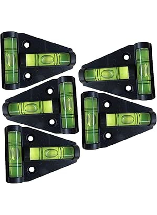 5Pcs Triangle Bubble Gauge T Shape Spirit Level Two Direction Portable Rv Tool - Image 1