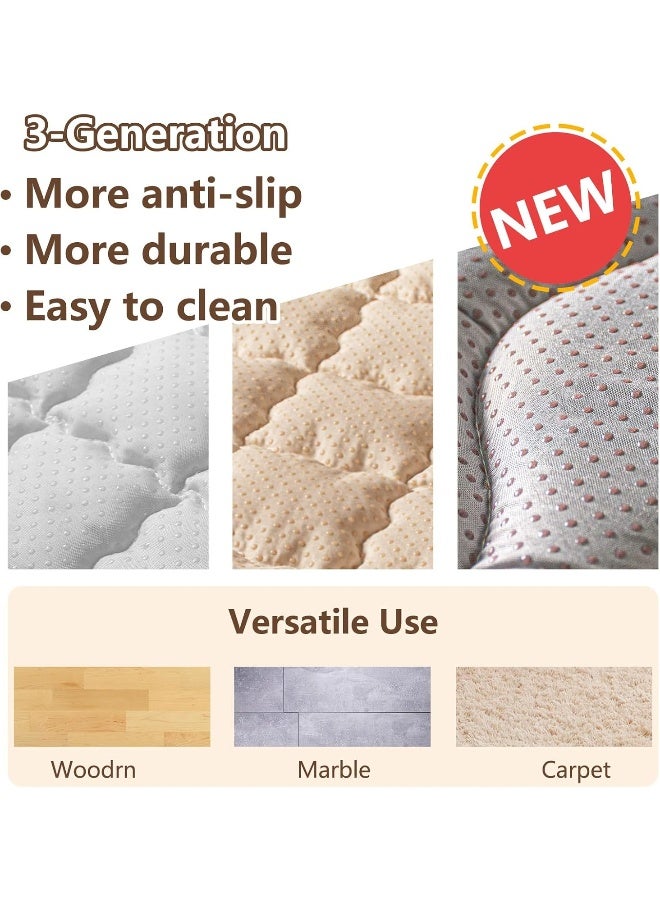 Beavtaens Baby Play Mats for Floor, Upgraded Thick Soft 50x50 Playpen Mat, Anti-Slip Bottom, Foldable and Machine Washable Playmat for Babies and Toddlers Infants(High Contrast) - Image 5