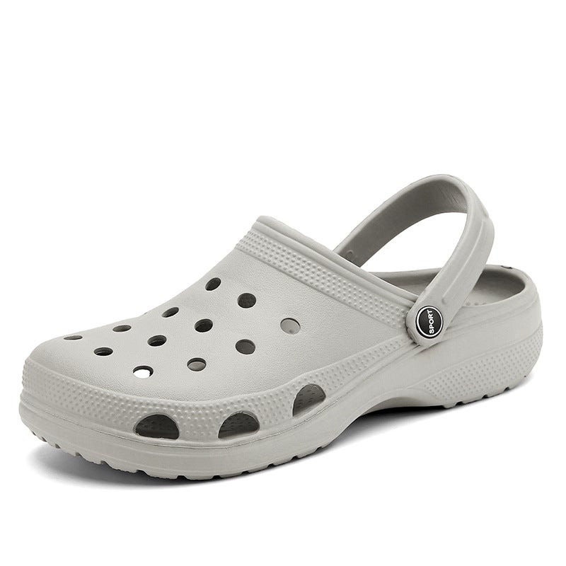 Garden Shoes Men'S And Women'S Hole Shoes Sandals Sandals Two-Use Couples Baotou Beach Shoes Men'S - Image 4