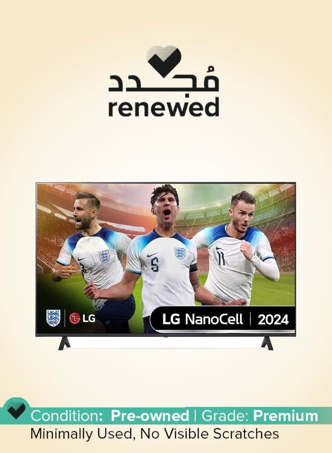LG Renewed -  55 inch NanoCell Smart TV - 4K 55NANO81 Black - Image 1