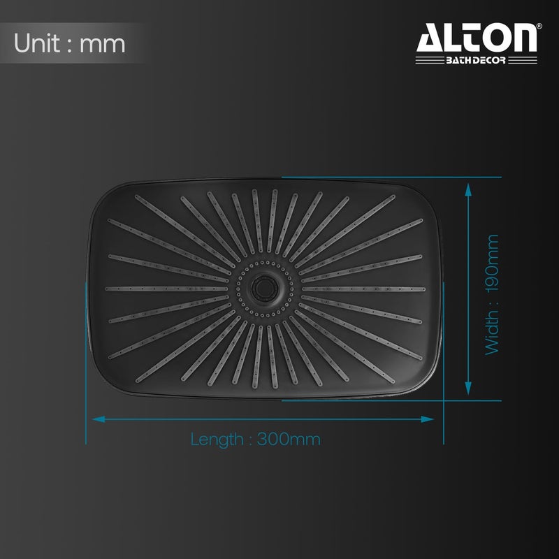Alton ALTON SHR22185 ABS12INCH Single Flow Overhead Shower Without Arm - Image 2