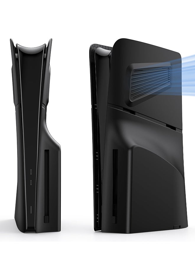 PS5 Slim Faceplate with Cooling Vent Face Plate Console Cover Shell for Playstation 5 Slim Disc Edition