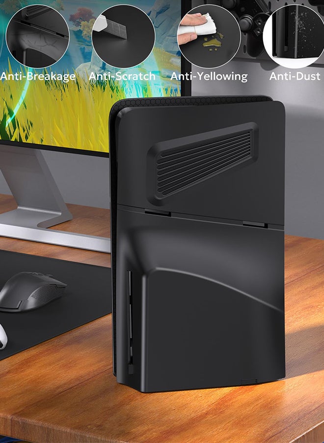 PS5 Slim Faceplate with Cooling Vent Face Plate Console Cover Shell for Playstation 5 Slim Disc Edition