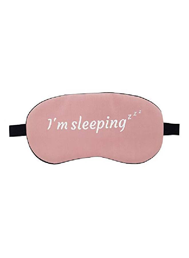 Jenna ™ Cute Sleeping Eye Shade Mask Cover for Insomnia Meditation Puffy Eyes and Dark Circles Sleeping Pink - Image 2