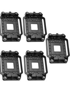 Excefore 5 Pack CPU Fan Bracket Base for AM2  AM3, Outstanding CPU Cooler Retention Bracket, Black Motherboard Heat sink Fan Stand, Suitable for AMD AM2 AM3  - Image 1
