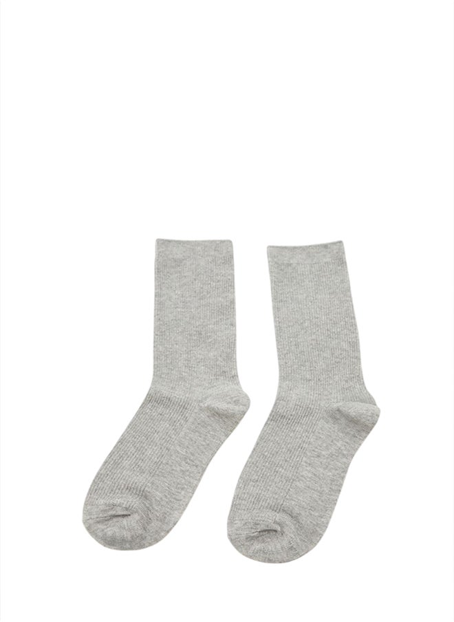 FOREVER 21 Ribbed Crew Socks  - Image 1