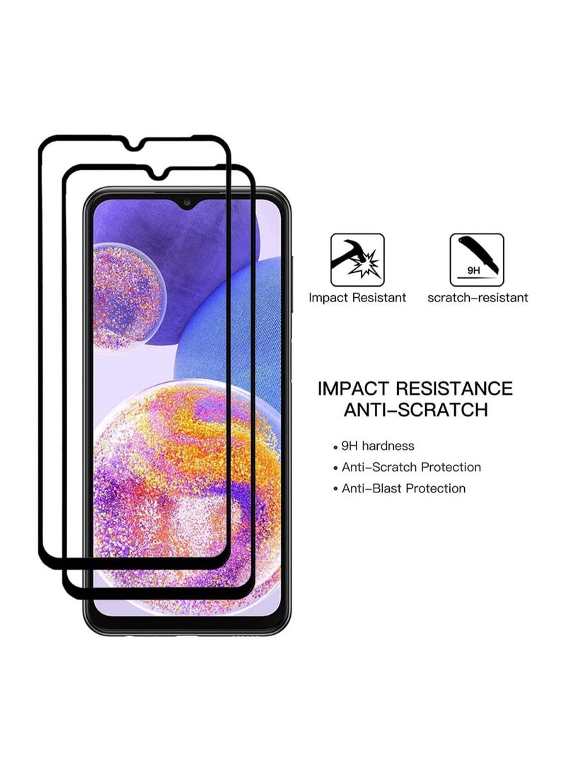 2 Pack Samsung Galaxy A34 5G Tempered Glass Screen Protector Full Coverage Screen Glass 9H Hardness Anti Fingerprint Scratch Resistance for Samsung Galaxy A34 5G - Image 4