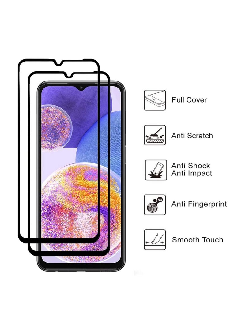 2 Pack Samsung Galaxy A34 5G Tempered Glass Screen Protector Full Coverage Screen Glass 9H Hardness Anti Fingerprint Scratch Resistance for Samsung Galaxy A34 5G - Image 3