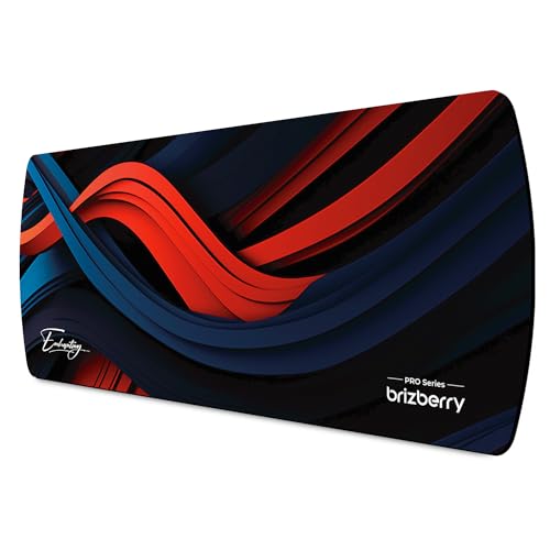 ARTBRIZ® Brizberry Extended Mouse Pad, Desk Mat, 740mm x 310mm x 3mm Large Printed Premium Anti Skid Rubber Base for Desktop Laptop Keyboard (DM Design 18) - Image 1