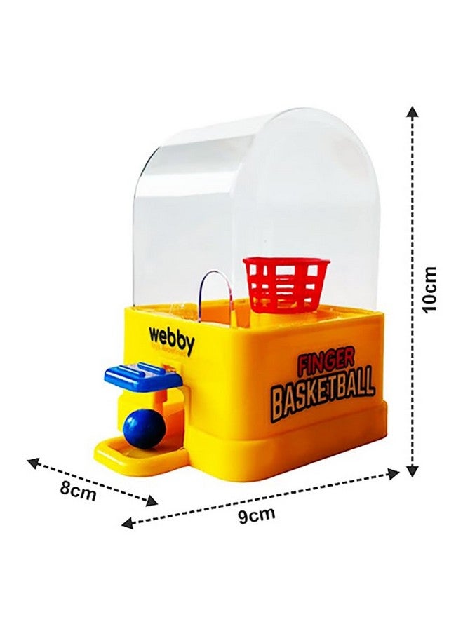 Webby Mini Finger Basketball Shooting Game for Kids|Party Favors|Small Game Toy|Toy Ball Sports|Mini Handheld Desktop Table Game|Birthday Return Gift Toy for 4 Years Old Boys (Pack of 4) - Multicolor - Image 3