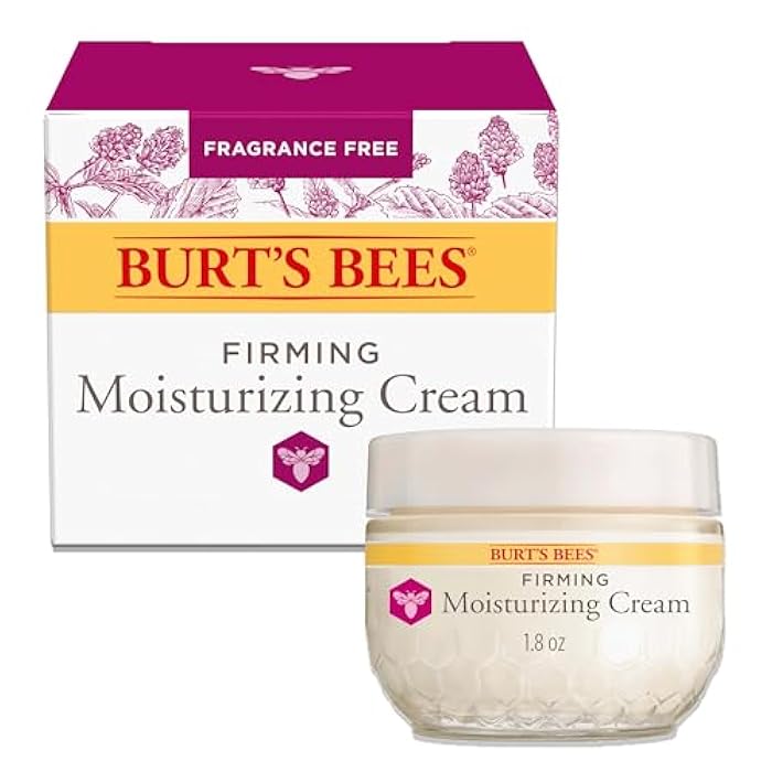 Burt's Bees Skin Care Stocking Stuffers, Face Moisturizer, Firming Face Cream, Anti-Aging Retinol Alternative, Moisturizing Natural Origin Skin Care Christmas Gifts, 1.8 Ounce - Image 1