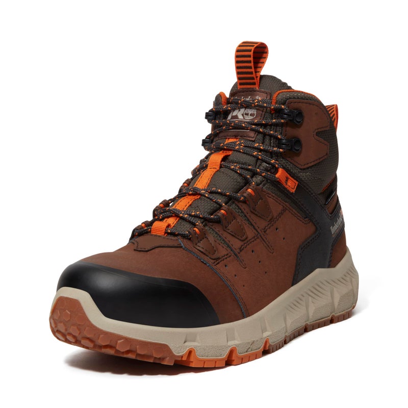 Timberland PRO Mens Tempe Alloy Safety Toe Waterproof Industrial Work Boot Medium Brown 105M - Image 2