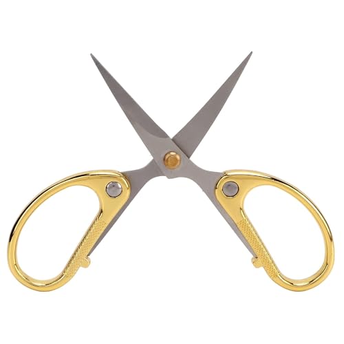 PUTHAK Stainless Steel Scissor, Ergonomic & Comfortable Handle, Curved Cutting Edge for Precise & Smooth Cutting 30% Extra Sharp (5.5" / 140mm Length) - Image 5