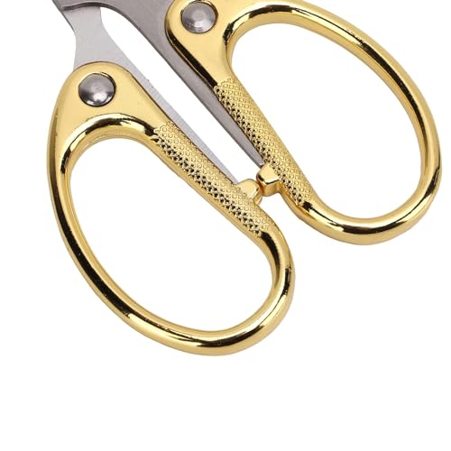 PUTHAK Stainless Steel Scissor, Ergonomic & Comfortable Handle, Curved Cutting Edge for Precise & Smooth Cutting 30% Extra Sharp (5.5" / 140mm Length) - Image 4
