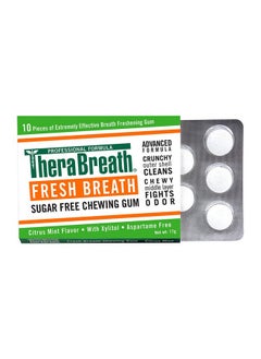 Fresh Breath Chewing Gum With Zinc, Citrus Mint Flavor, 10 Count (Pack Of 6) - pzsku/Z3D9071A9F81365BF208AZ/45/_/1730727865/3093f036-46e5-451f-90e1-10c3794ecd87