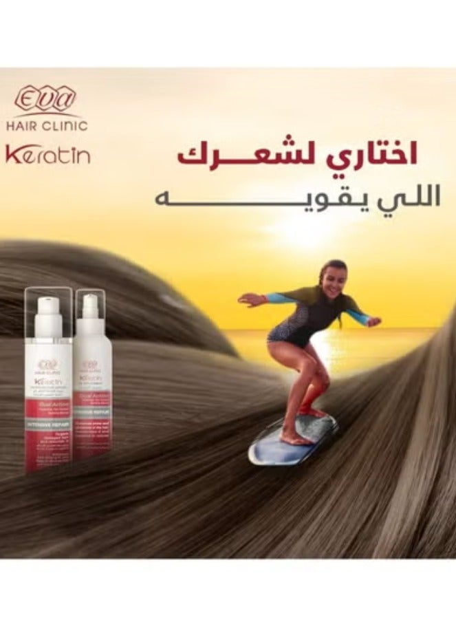 إيفا سيروم الشعر الواقي من الأشعة فوق البنفسجية من إي كيراتين - إصلاح مكثف ولمعان (100 مل) - Image 4