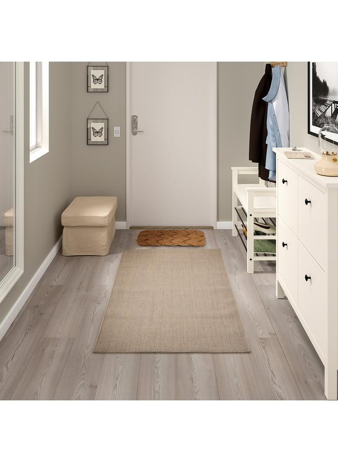 erorex Rug, flatwoven, natural/light grey, 80x150 cm - Image 3