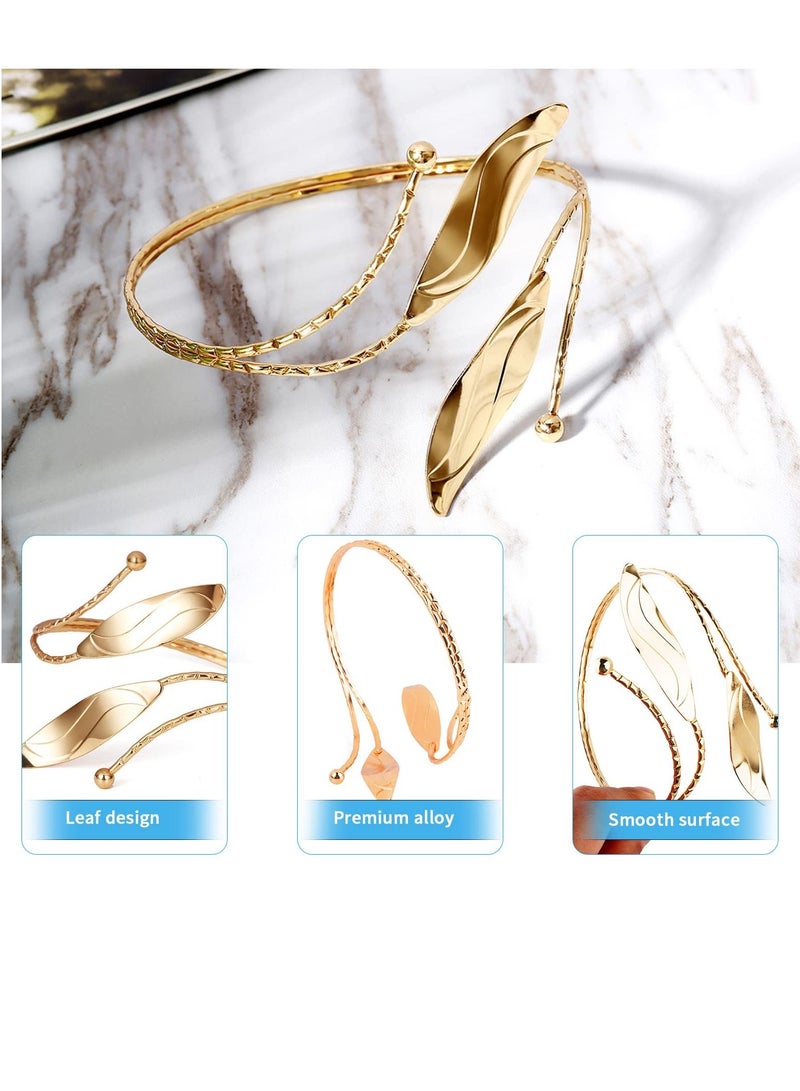 SYOSI Curtain Tie Backs, 4 Pieces Leaf Shape Curtain Holdbacks Adjustable Decorative Alloy Curtain Straps Curtain Clip Buckle, No Punching Curtain Ties for Home, Office, Hotel Window (Golden) - Image 3