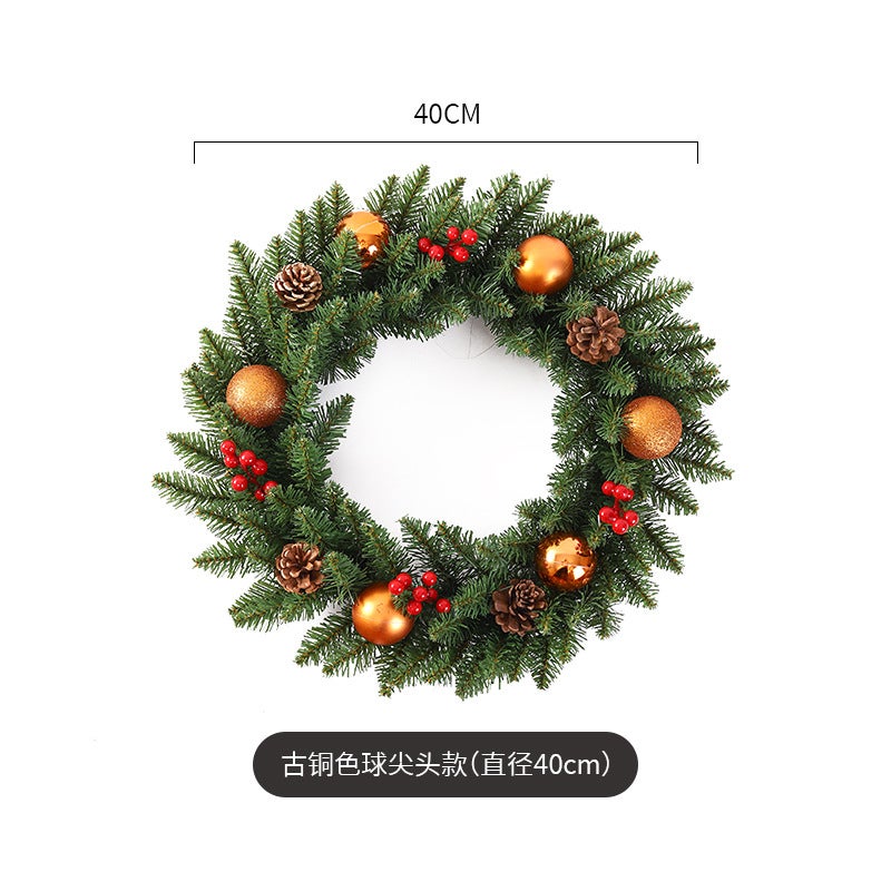 Christmas Garland 30/40/50/60Cm Christmas Tree Festival Decoration Gift Creative Decoration Hanging Decoration Scene Layout - Image 1