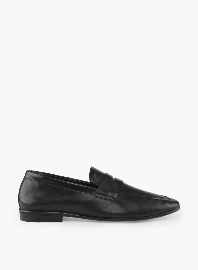 دوتشيني Men Slip-On Leather Loafers