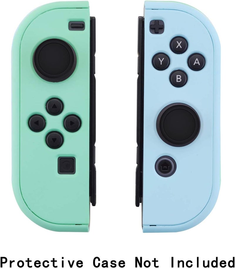 eXtremeRate PlayVital Switch Thumb Grip Caps, Joystick Caps for Nintendo Switch Lite, Silicone Analog Cover Thumbstick Grips for Switch OLED Joycon - Black - Image 4
