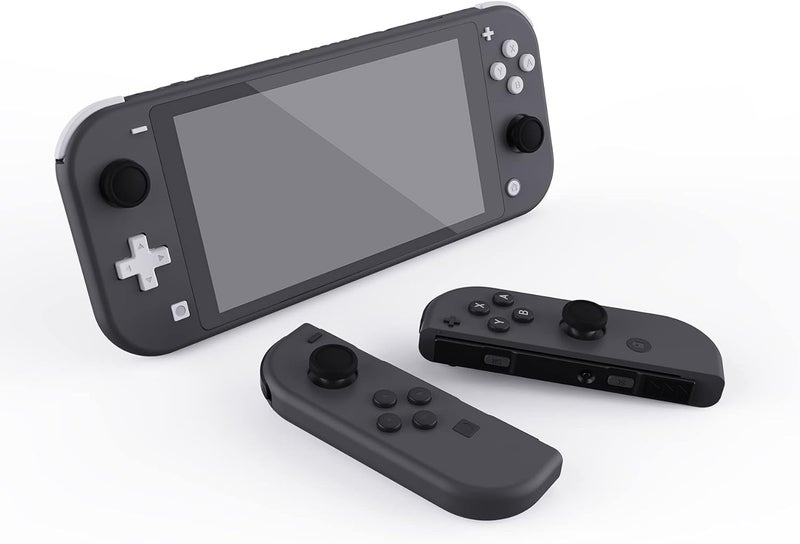eXtremeRate PlayVital Switch Thumb Grip Caps, Joystick Caps for Nintendo Switch Lite, Silicone Analog Cover Thumbstick Grips for Switch OLED Joycon - Black - Image 5