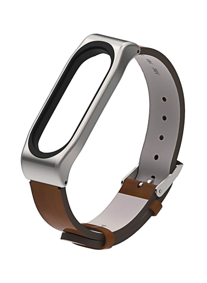 NIBEMINENT Replacement Band For Xiaomi Mi 3/4 Brown - Image 1