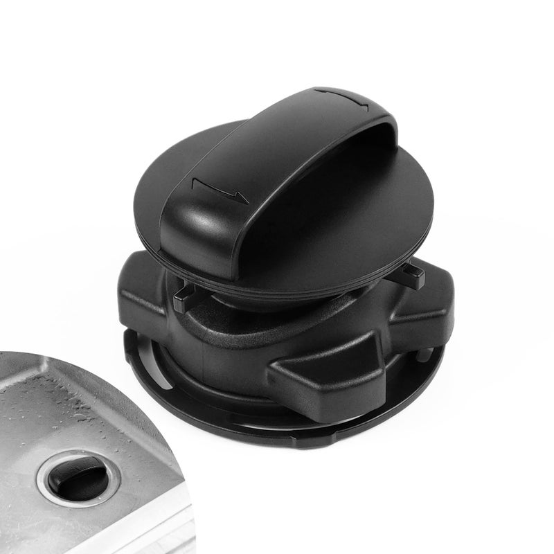ATESMO Garbage Disposal Stopper, 75257 Garbage Disposal Magnetic Stopper for ISE Cover Control Disposer, Garbage Disposal Cap Compatible with 75052/74052/74094/74275, ABS Black Kitchen Aid Disposal Stopper - Image 1