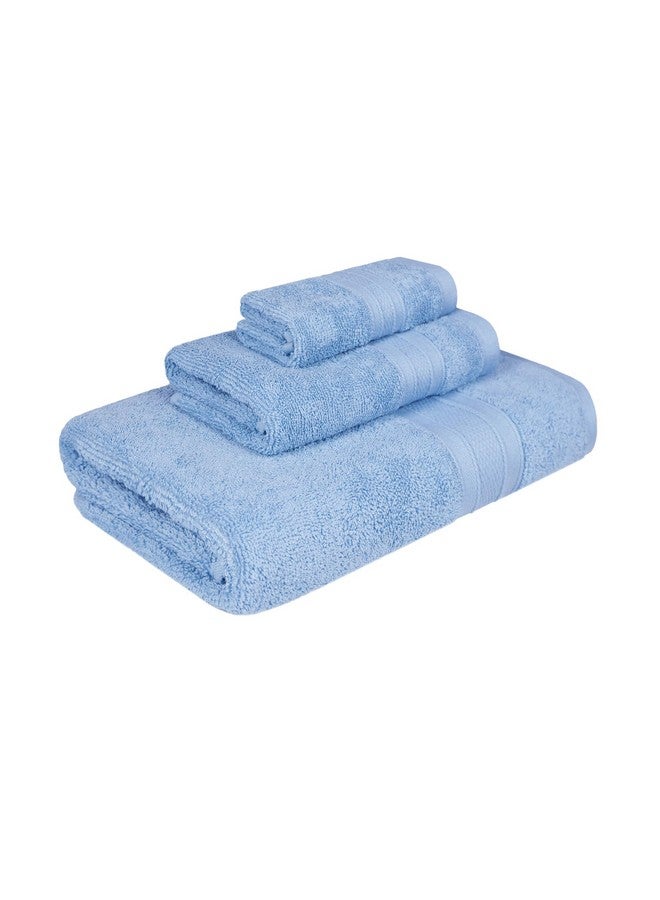 Trident Soft Comfort Air Rich Towels for Bath, 100% Cotton Towel, Super Soft, Highly Absorbent, 3 Pieces Towel Set, 500 GSM - Allure - Image 2