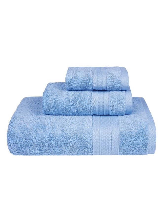 Trident Soft Comfort Air Rich Towels for Bath, 100% Cotton Towel, Super Soft, Highly Absorbent, 3 Pieces Towel Set, 500 GSM - Allure - Image 1