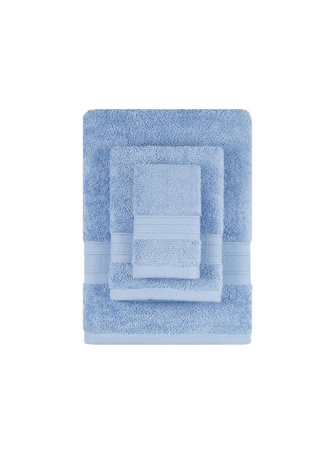 Trident Soft Comfort Air Rich Towels for Bath, 100% Cotton Towel, Super Soft, Highly Absorbent, 3 Pieces Towel Set, 500 GSM - Allure - Image 3