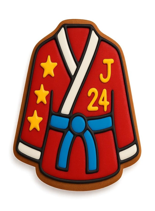 Mighty Gadget Karate Gi Cookie Cutter, 4.25x3.89", Perfect for Martial Arts-Themed Baking (Random Color) - Image 3