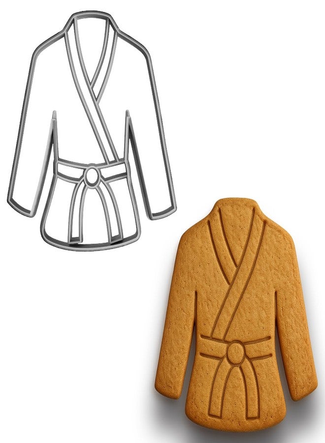 Mighty Gadget Karate Gi Cookie Cutter, 4.25x3.89", Perfect for Martial Arts-Themed Baking (Random Color) - Image 1