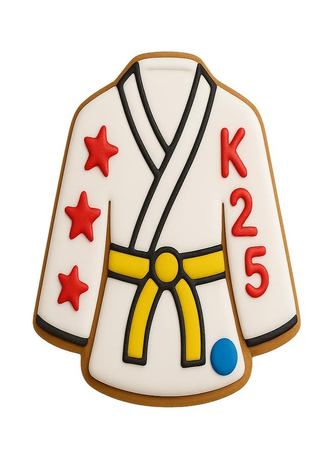 Mighty Gadget Karate Gi Cookie Cutter, 4.25x3.89", Perfect for Martial Arts-Themed Baking (Random Color) - Image 4