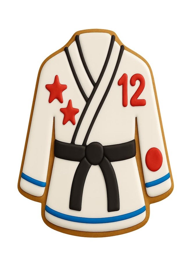 Mighty Gadget Karate Gi Cookie Cutter, 4.25x3.89", Perfect for Martial Arts-Themed Baking (Random Color) - Image 5