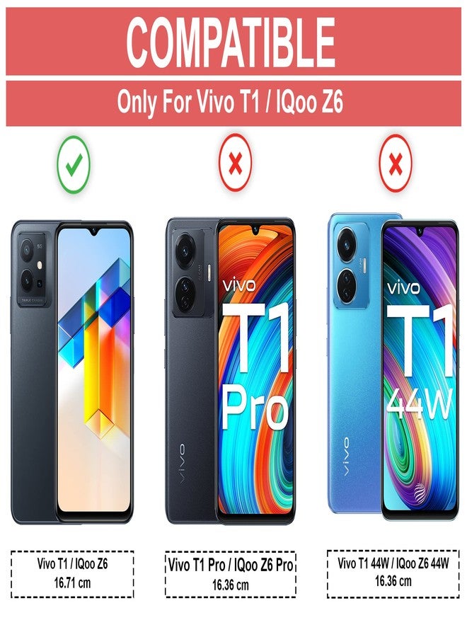 CEDO iQOO Z6 (5G) Back Case Cover | Camera Protection Shockproof Bumper-Edge | Acrylic Crystal Clear 360 Degree Protection TPU+PC | Transparent Eagle Back Case Cover (Black) - Image 2