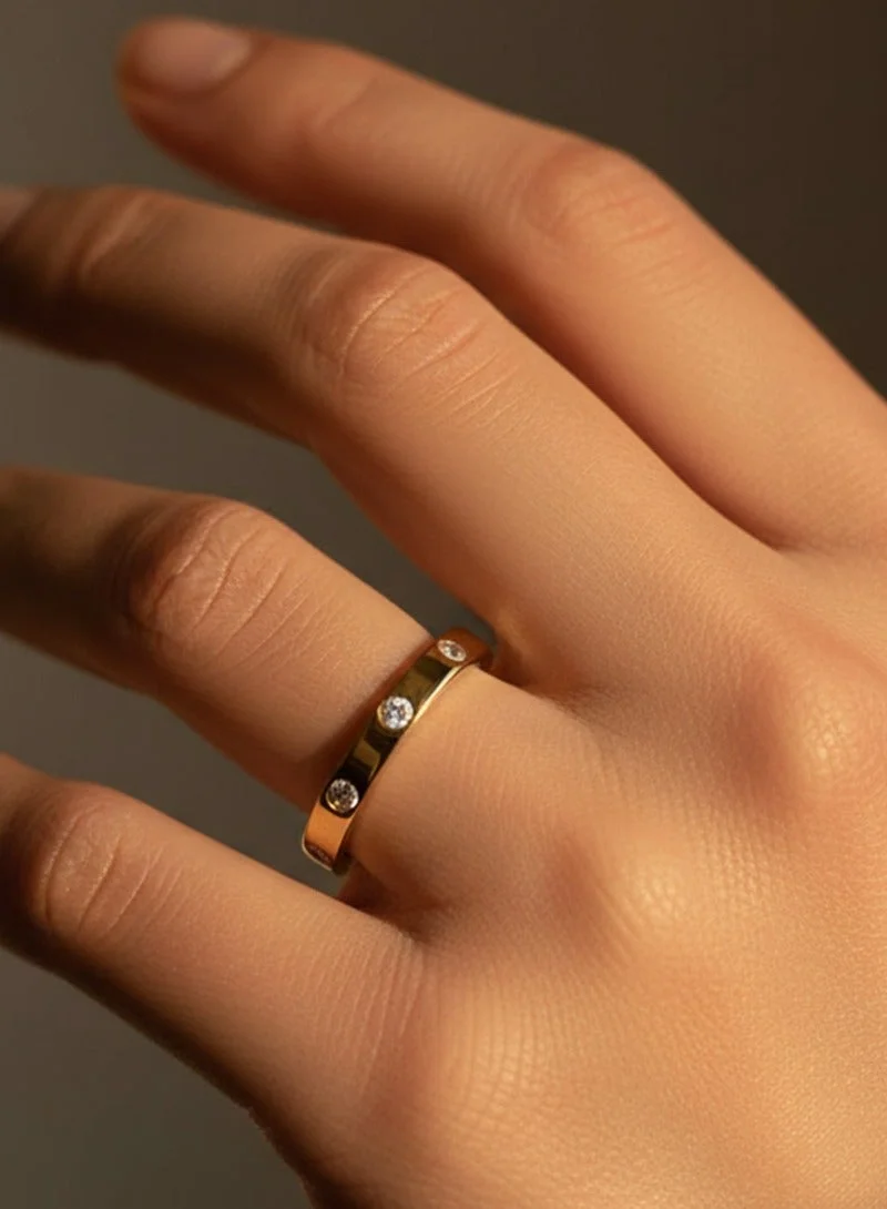 Liu Jo  Liu Jo Rina Gold Ring - LJ2463 for Women | Best Price UAE