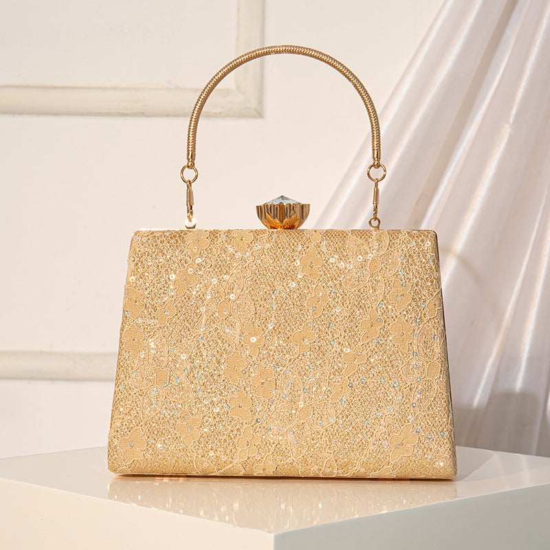 New Evening Bag Celebrity Fashion Dress Handbag Crossbody Chain Bag Cheongsam Special Bag High Texture Sequin Women'S Bag - Image 3