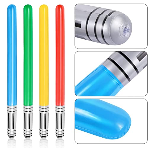 LIYDE 16 PCS Inflatable lightsaber LIYDE Light Saber Sword Toys Party Bags Stocking Stuffers Favors Inflatable Swords for Cosplay Themed PartyCosplay Party - Image 5