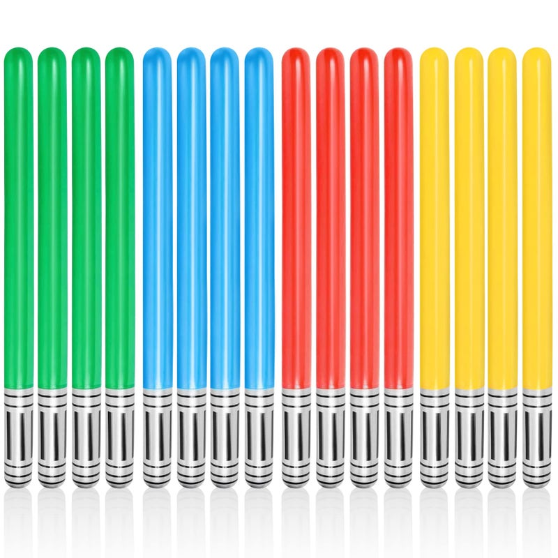 LIYDE 16 PCS Inflatable lightsaber LIYDE Light Saber Sword Toys Party Bags Stocking Stuffers Favors Inflatable Swords for Cosplay Themed PartyCosplay Party - Image 3