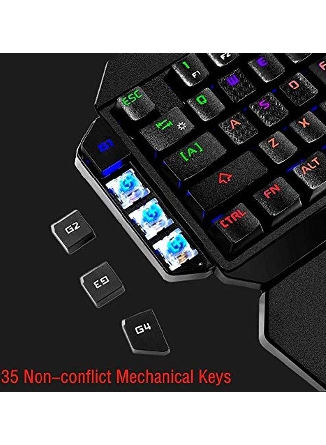 One Handed Mechanical Gaming Keyboard - wired - Image 5