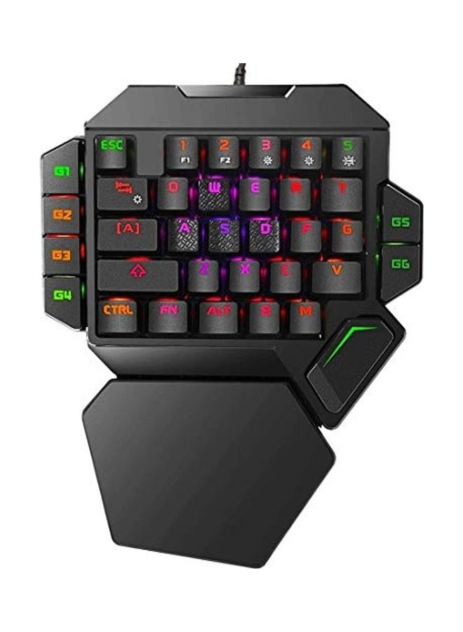 One Handed Mechanical Gaming Keyboard - wired - Image 1
