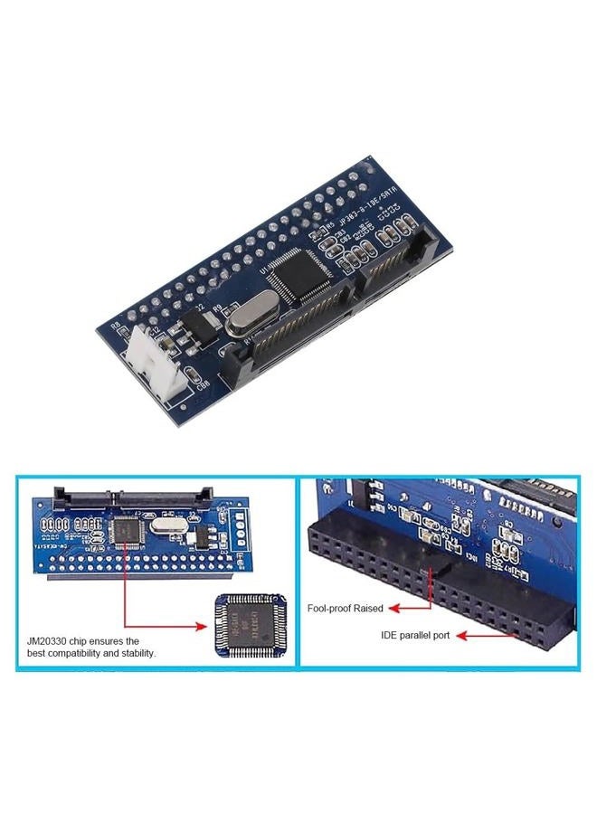 NFHK IDE/PATA 40 Pin Hard Drive to SATA Female Converter Adapter PCBA for 3.5" Desktop Hard Drive - Image 5