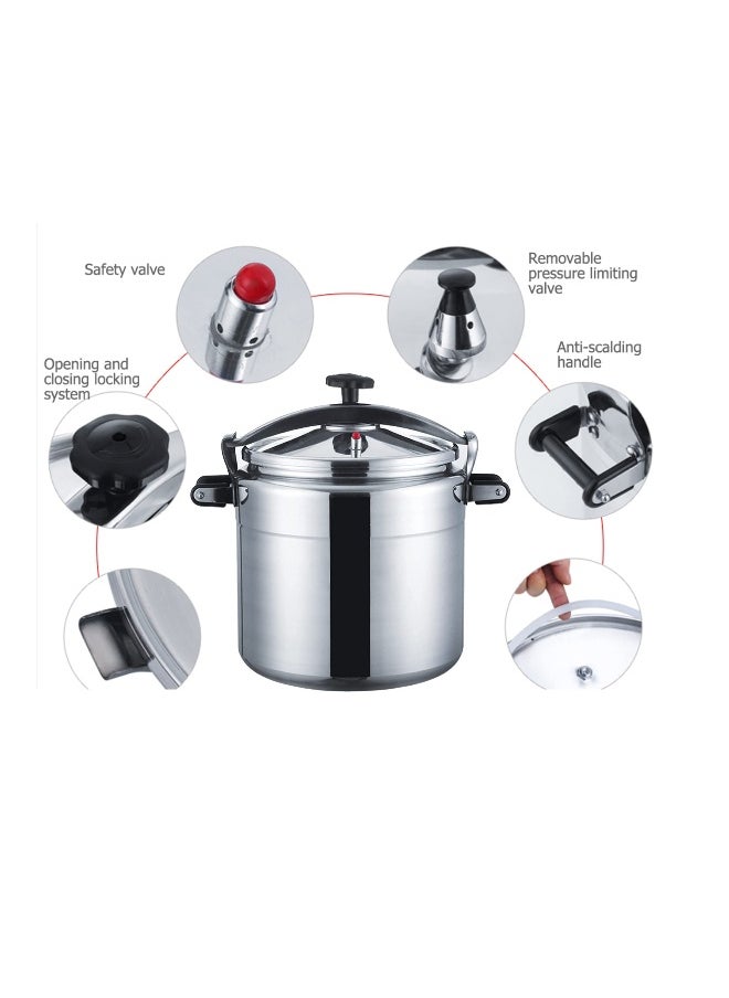BLACKSTONE Aluminum Eco Heavy Pressure Cooker with Lid for Large Meal 50Ltr  - Image 2