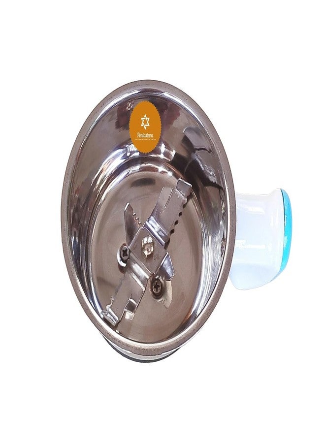 PENTASTARA®- "Chutney jar"(Heavy) Fits-"Bajaj, PREETHII, MORPHY Richards, SUMEET, GANGA, Orient, USHA, Crompton, Life Long, JAIPAN, Cello" Mixer Grinders (500ml Capacity) - Image 1