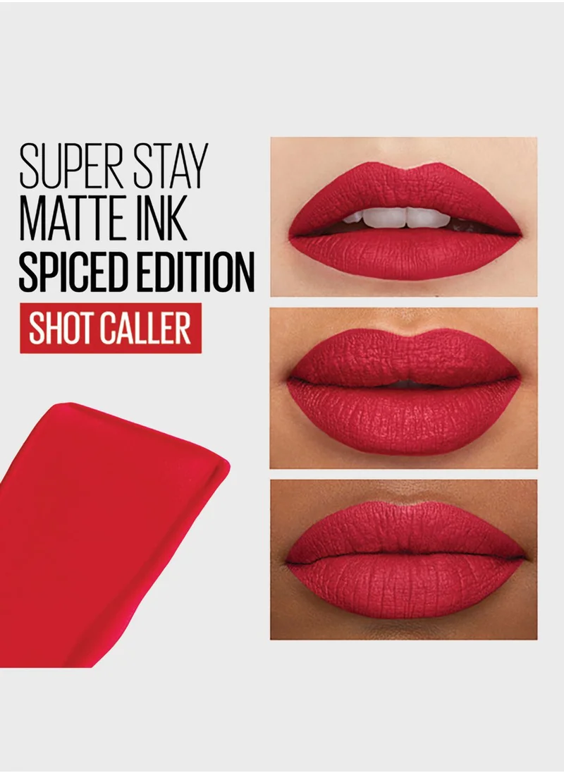 MAYBELLINE NEW YORK Superstay Matte Ink Spiced 325 Shot Caller