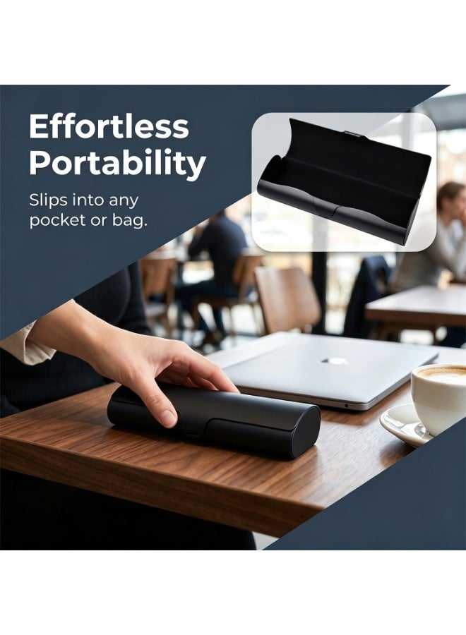 NajmStyle Aluminum Ultra-Light Eyeglasses Case Hard Shell Nearsighted Glasses Case for Women & Men - Image 4