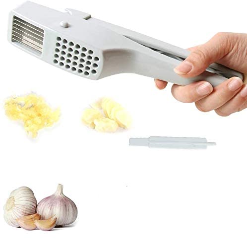 Perfect Pricee Garlic Press 2 in 1 Garlic Mincer and Garlic Slice with Garlic Peelers Garlic Crusher - Image 1